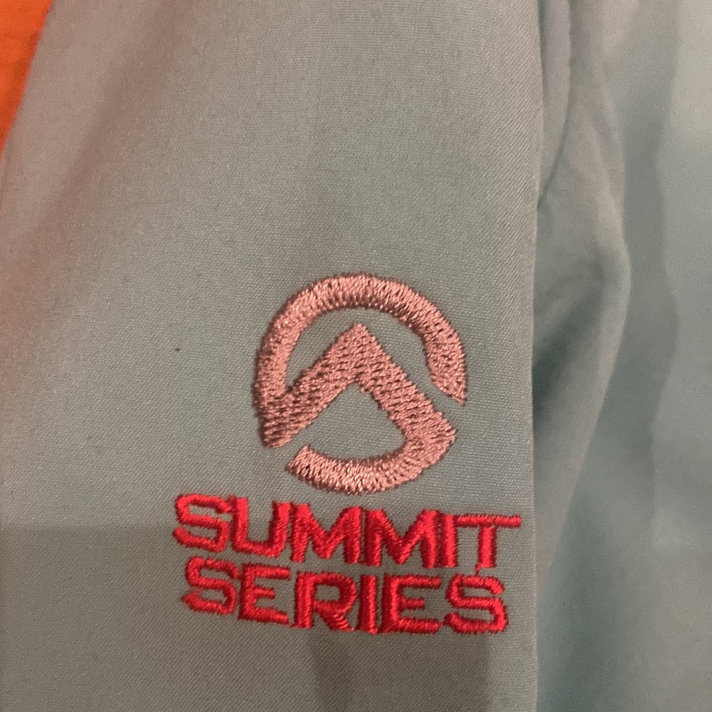 North Face ladies blue hooded summit series jacket size small - Picture 5 of 16